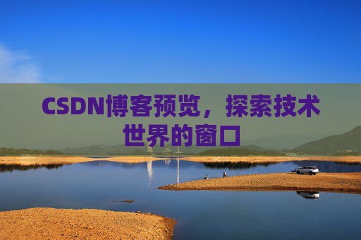 CSDN博客预览,探索技术世界的窗口